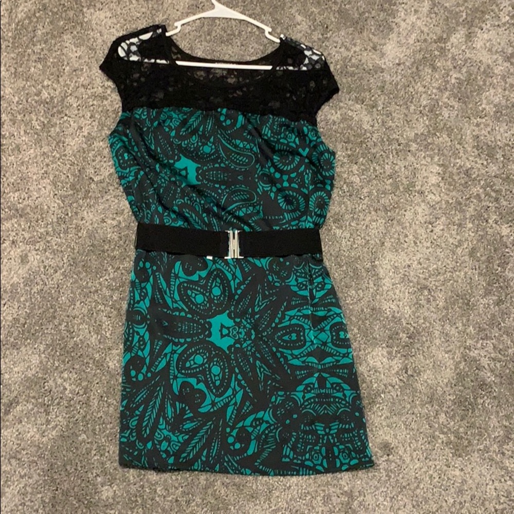 Express Belted Party Dress